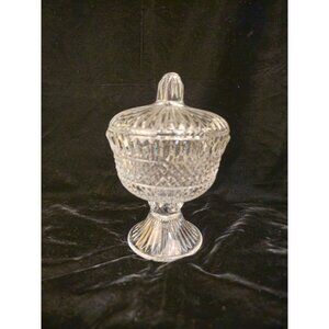Vintage Fostoria Crystal Compote with Lid